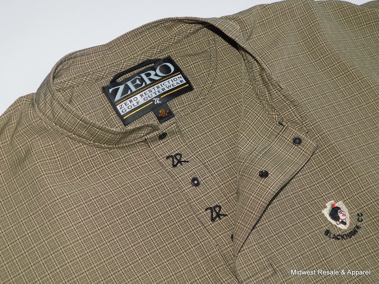 Zero Restriction Lightweight Beige Golf Windbreak… - image 2