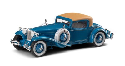 1929 Cord L-29 Coupe by Hayes für Count Alexis de Sakhnoffsky blau 1/24 Resine