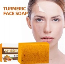 Turmeric Kojic Acid Brightening Soap Skin Whitening Dark Spots Lightening Acne