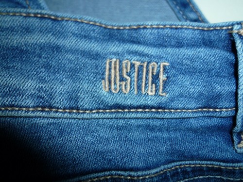 **JUSTICE** Girl's Denim Overall Size ((14)) 72%Cotton* 26%Polyester* 2%Elastane - Picture 8 of 10