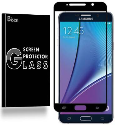 2X [BISEN] FULL COVER Tempered Glass Screen Protector For Samsung Galaxy Note 5