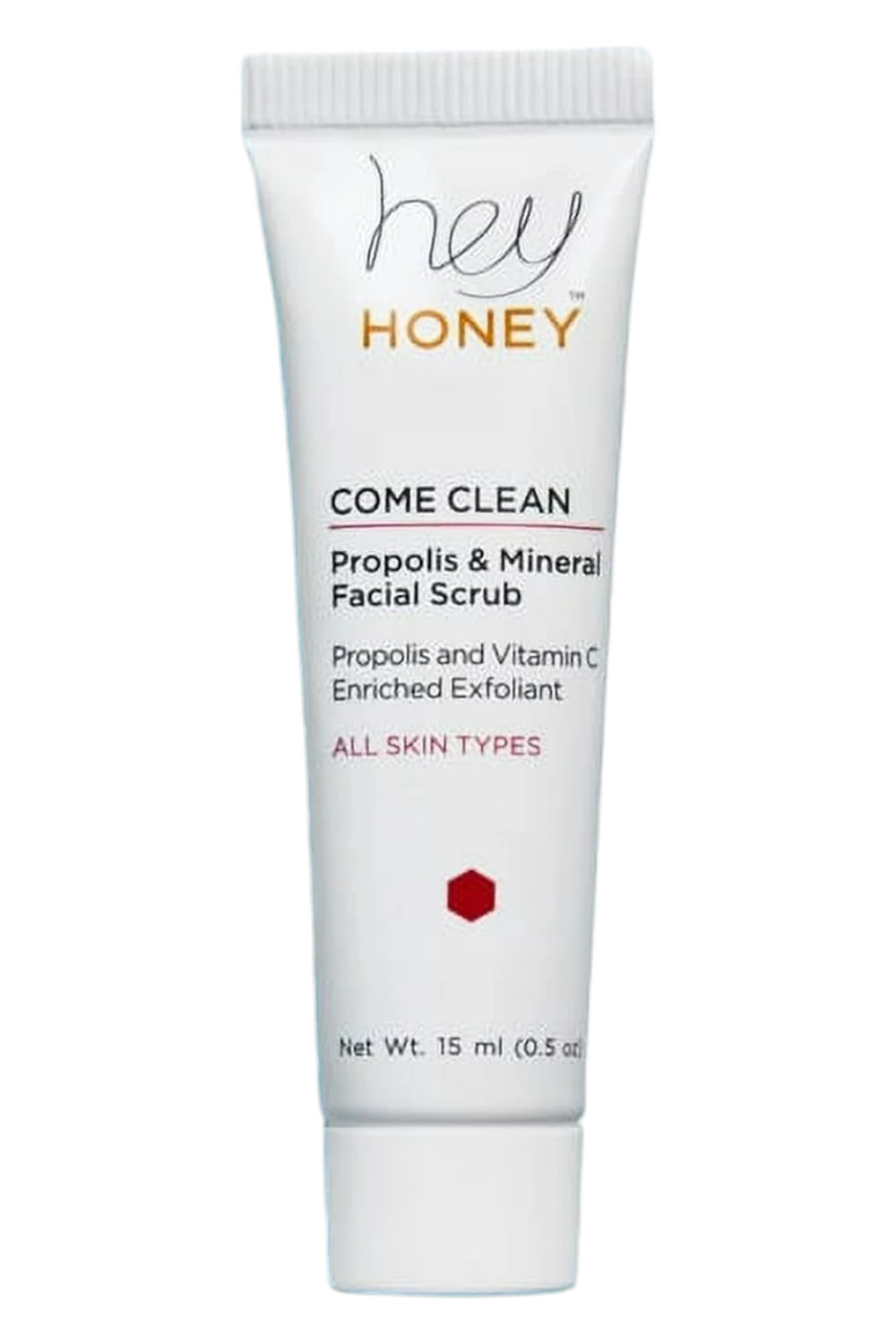 скраб для лица с прополисом и минералами hey honey Come Clean 05 унции15 мл 2090₽