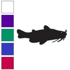 Catfish Fish, Vinyl Decal Sticker, Multiple Colors & Sizes #3245