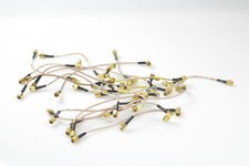 LOT OF 22 RG316 SMA MALE to SMA male RIGHT ANGLE RF Cable 13-22CM