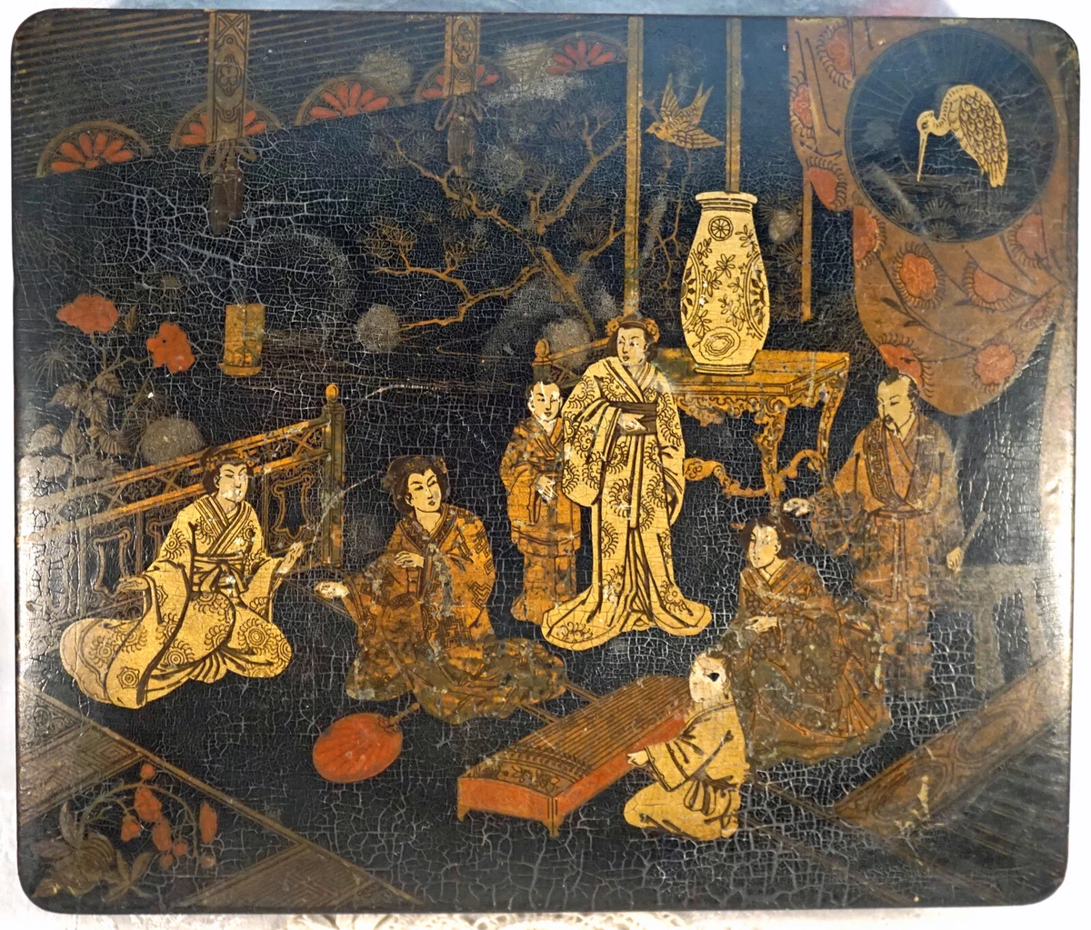 日本漆器在日本古董盒子| eBay