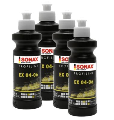 Sonax Profiline Medium Cut Finishing Polish (EX 04-06) (4 x 250ml Bottles)
