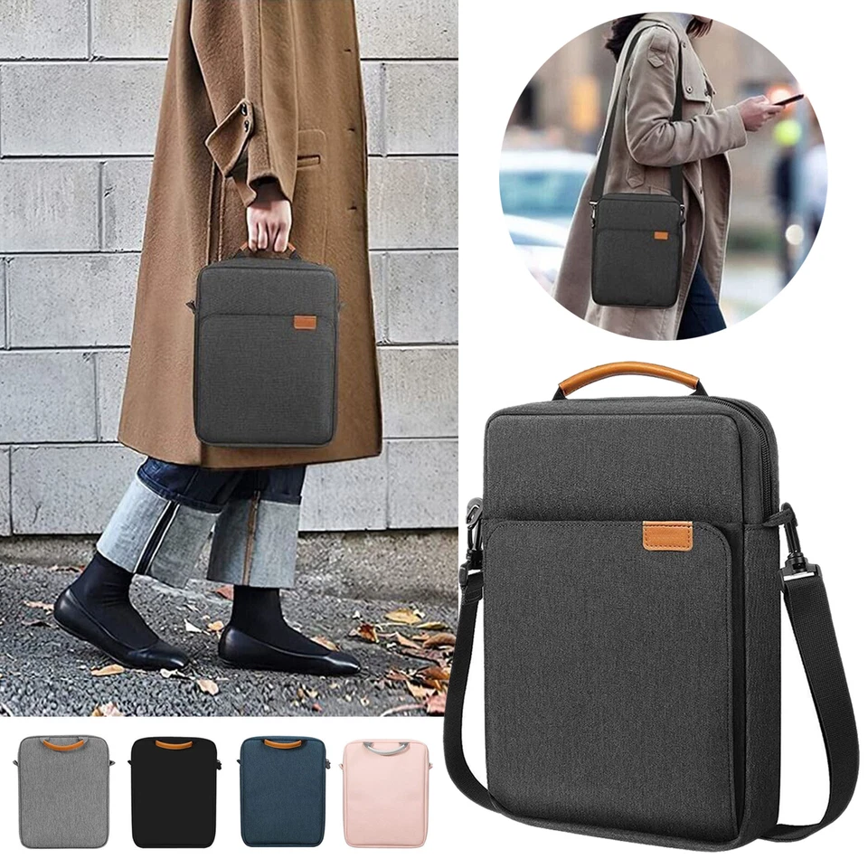 For iPad Samsung 9-11/13.3 inch Tablet Carry Case Pouch Shoulder Bag Handbag US - Image 2 of 4