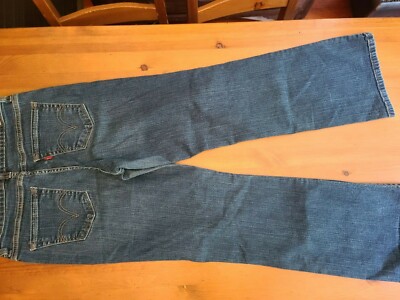 LEVI'S WASHED AND FADED PERFECTLY SLIMING 512 BOOT CUT JEANS Size 10 S