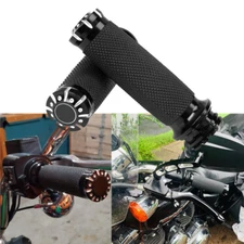 1" Motorcycle Handlebar Hand Grips For Harley Road King Softail Sportster Custom