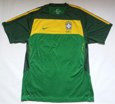 Brazil National Soccer Team Nike Dri Fit Training Jersey Size M | eBay