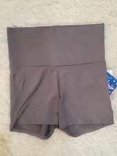Motionwear Womens Dance Shorts Adult XL Gray New Nwt 7022