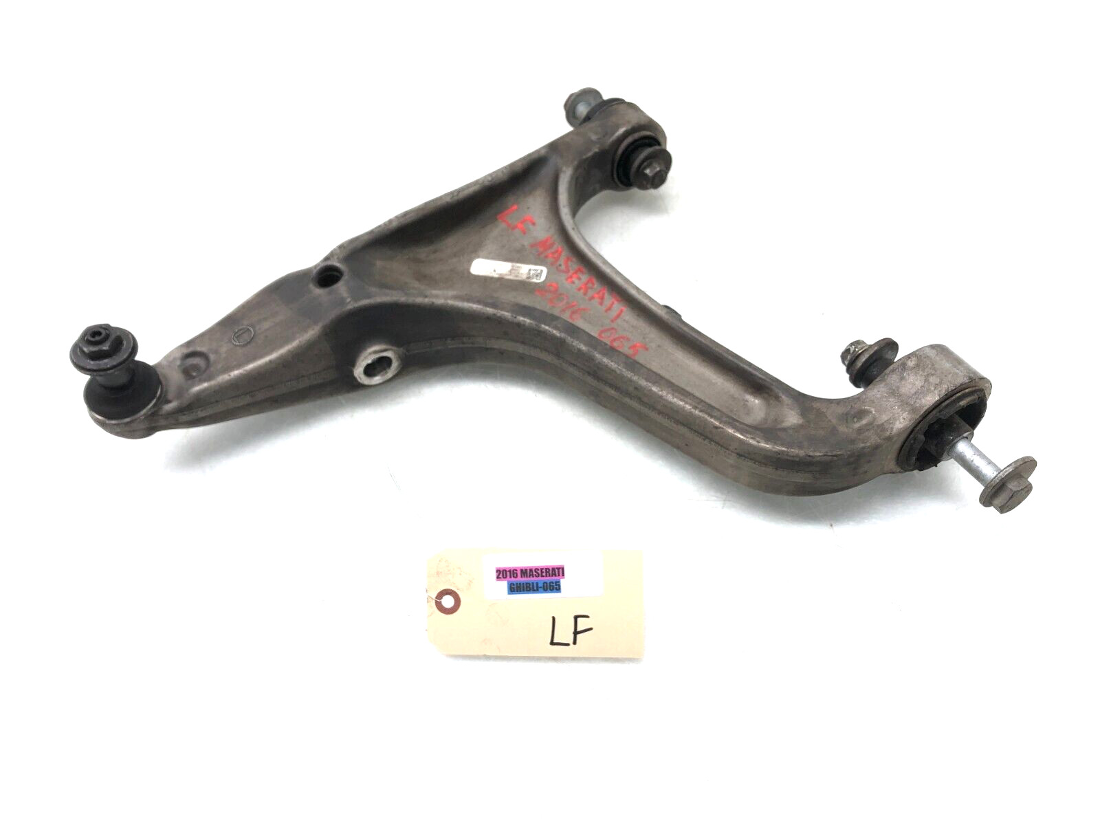 2014-2019 MASERATI GHIBLI S RWD LEFT DRIVER FRONT CONTROL ARM OEM.