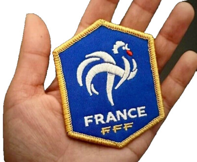 GORGEOUS FRANCE FFF (FRANCE FOOTBALL FEDERATION) EMBROIDERED IRON-ON PATCH...