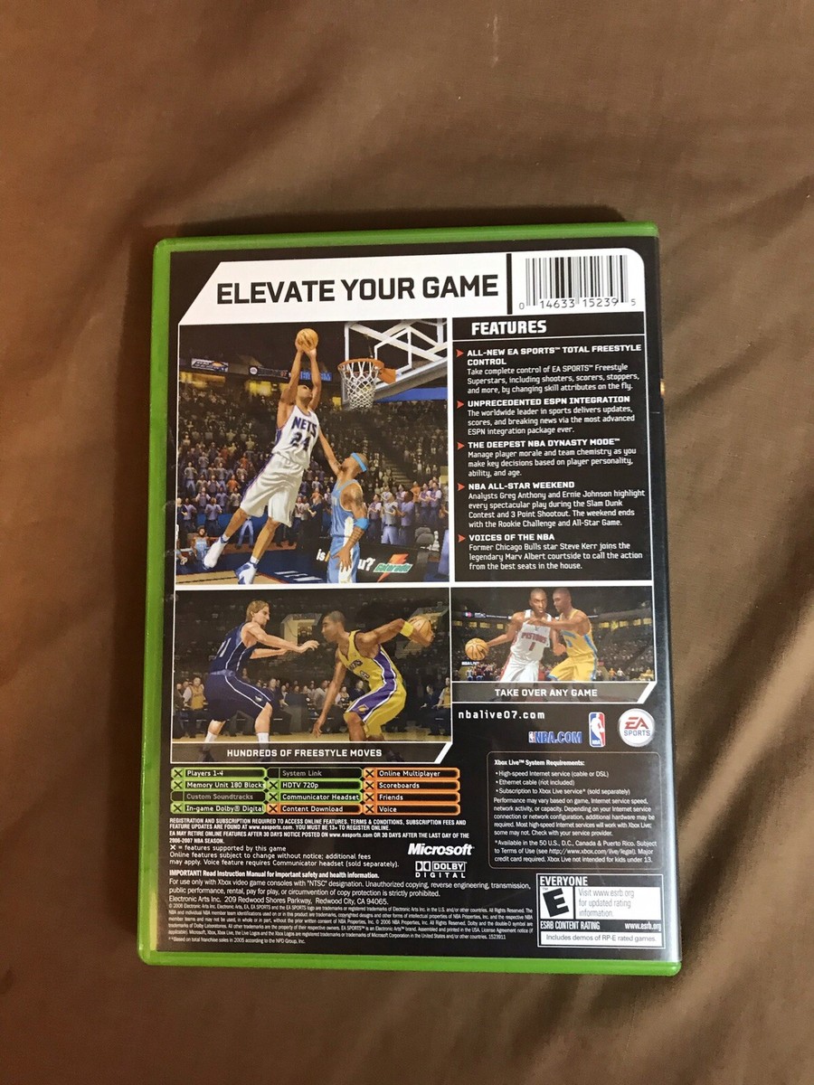 NBA Live 07 Microsoft Xbox Video Game 14633152395| eBay