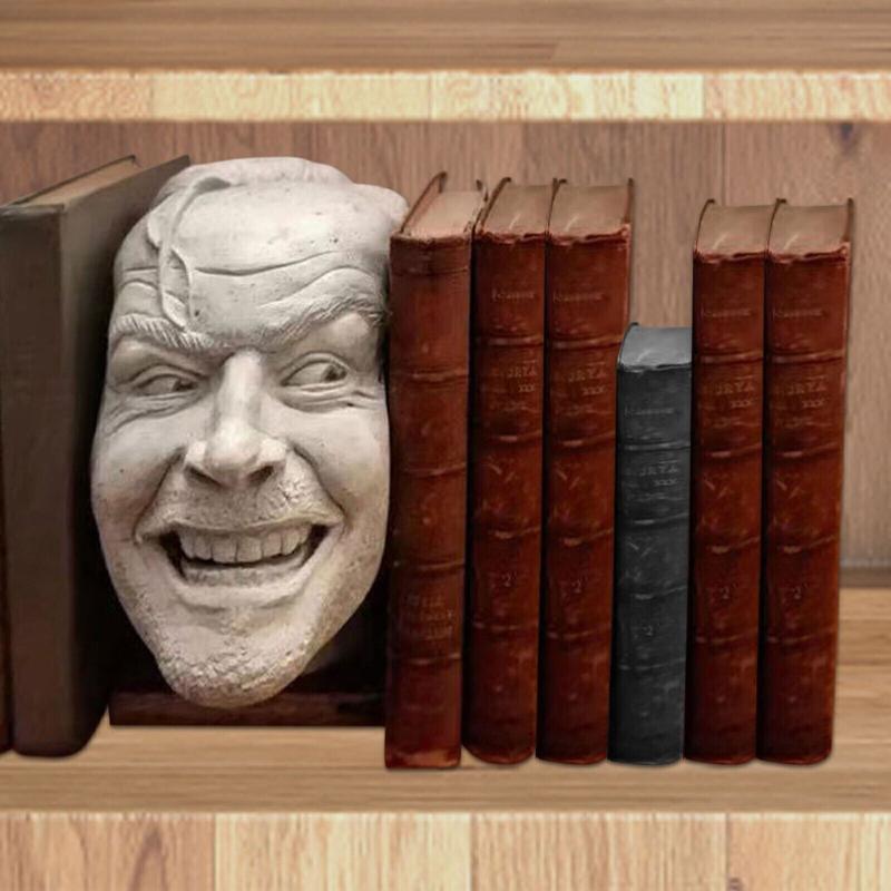 Here's Johnny Sculpture of The Shining Resin Desktop Ornament Bookend
