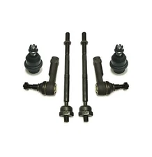 Suspension Lower Ball Joints Inner Outer Tie Rod Ends 6Pc Kit for F-150 Mark LT