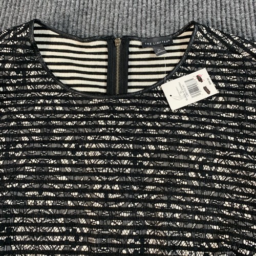 The Limted Dress Womens Extra Large XL Black Short Sleeve Zip Up Straight NWT - Picture 2 of 14