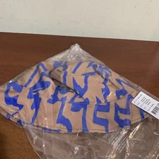 J. Lindeberg Carrie Print Bucket Hat Glitch Bridge Brown New Nwt GWAC11189