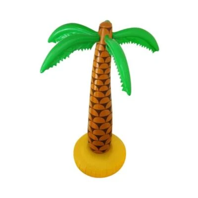 SHATCHI 6FT INFLATABLE PALM TREE 168CM BLOW UP HAWAIIAN SUMMER PARTY DECOR BEACH TOYS
