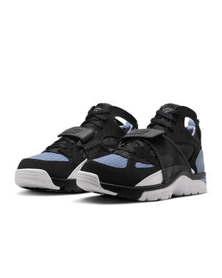 nike huarache black blue