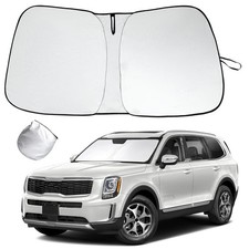 For 2020-2027 Kia Telluride Car Front Windshield Sun Shade Reflective Uvs Cover For 2020-2027 Kia Telluride Car Front Windshield Sun Shade Reflective Uvs Cover