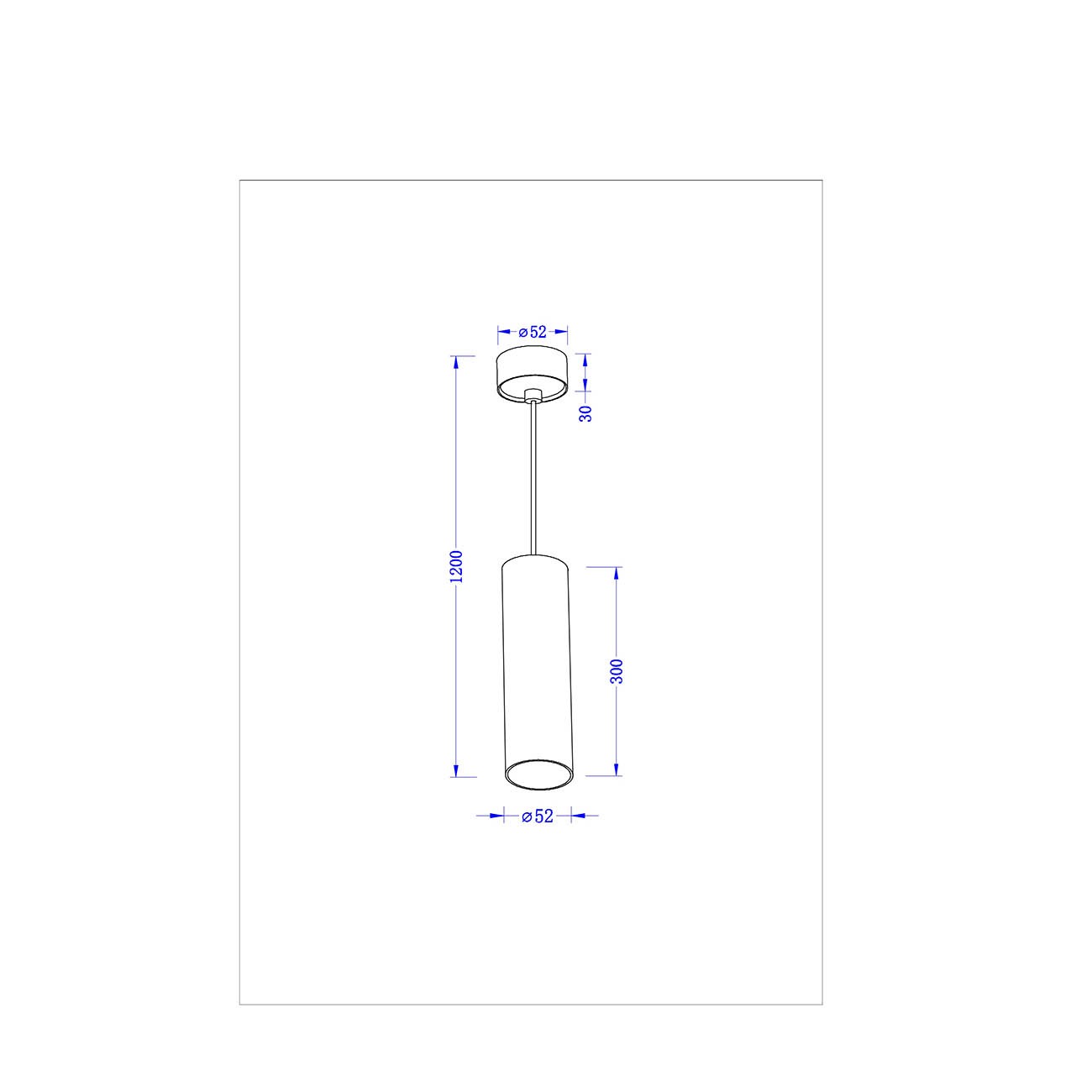 Lampada Sospensione Focus Led Nero 12W 3000K | Design Minimalista Alluminio