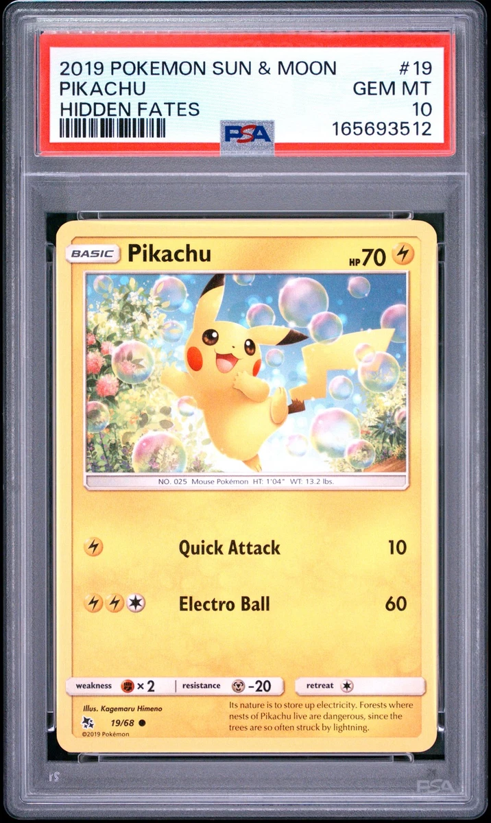 Pikachu Pokémon TCG Professional Sports Authenticator (PSA) Sun
