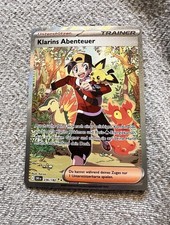 Klarins Abenteuer 236/182 SV 10 Pokémon Ewige Rivalen NM Deutsch Full Holo