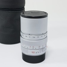 Leica Elmarit-M 90mm F2.8 New Version E46 Silver M Mount Lens from Japan D0902