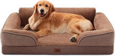 XL Orthopedic Dog Beds for Large Dogs, Waterproof Egg-Crate Foam Pet Couch Bed w
