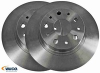2X Bremsscheibe Vaico V24-40008 2 Bremsscheiben Hinterachse Hinten