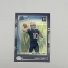 Drake Maye #229 Purple Shock Prizm (RC) 2024 Panini Donruss Optic - Rated Rookie