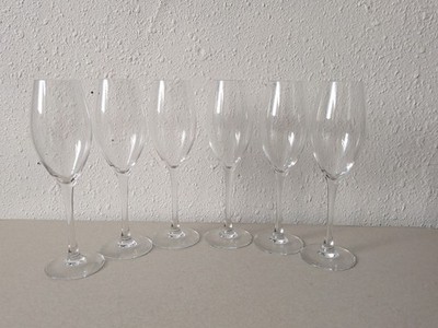 Malea Champagne Flutes 7 1/4 oz / 220ml - Pack of 6 | Champagne Glass, Tempered 