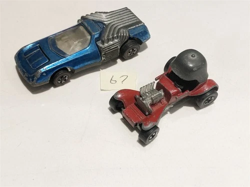HOT WHEELS RED LINE VEHICLES NOODLE HEAD AND RED BARON LOT #67