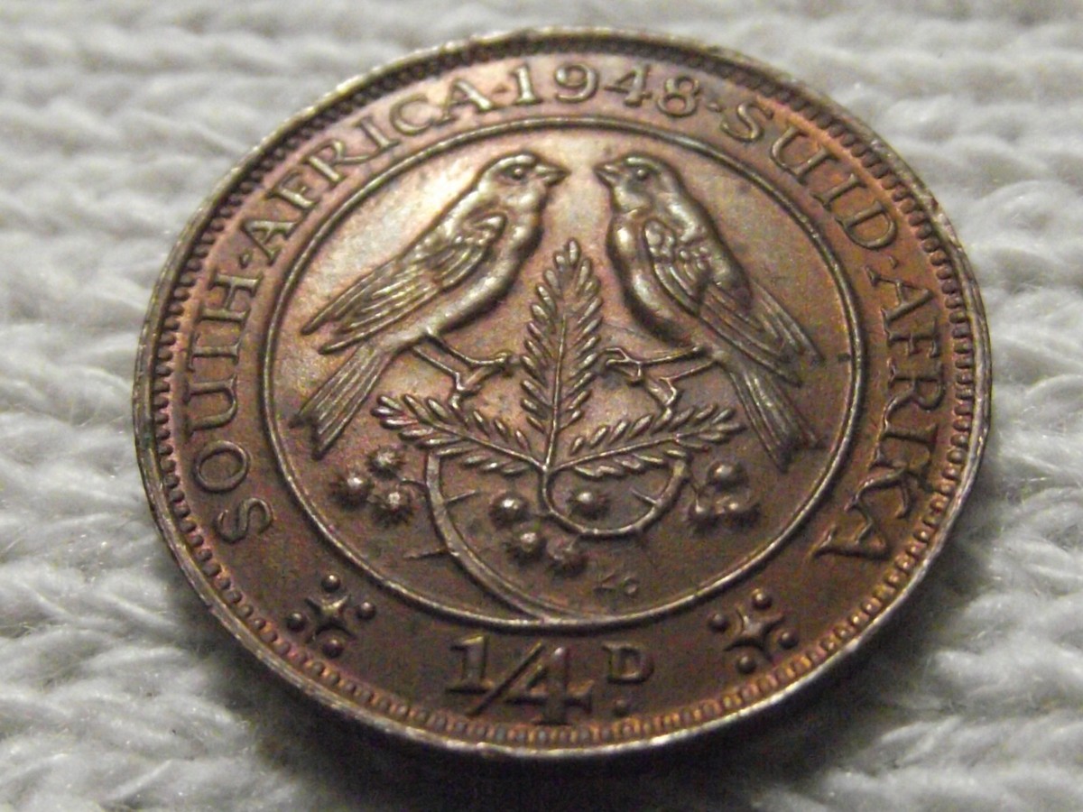 South Africa 1948 Farthing, High Grade Coin # 1777 | eBay