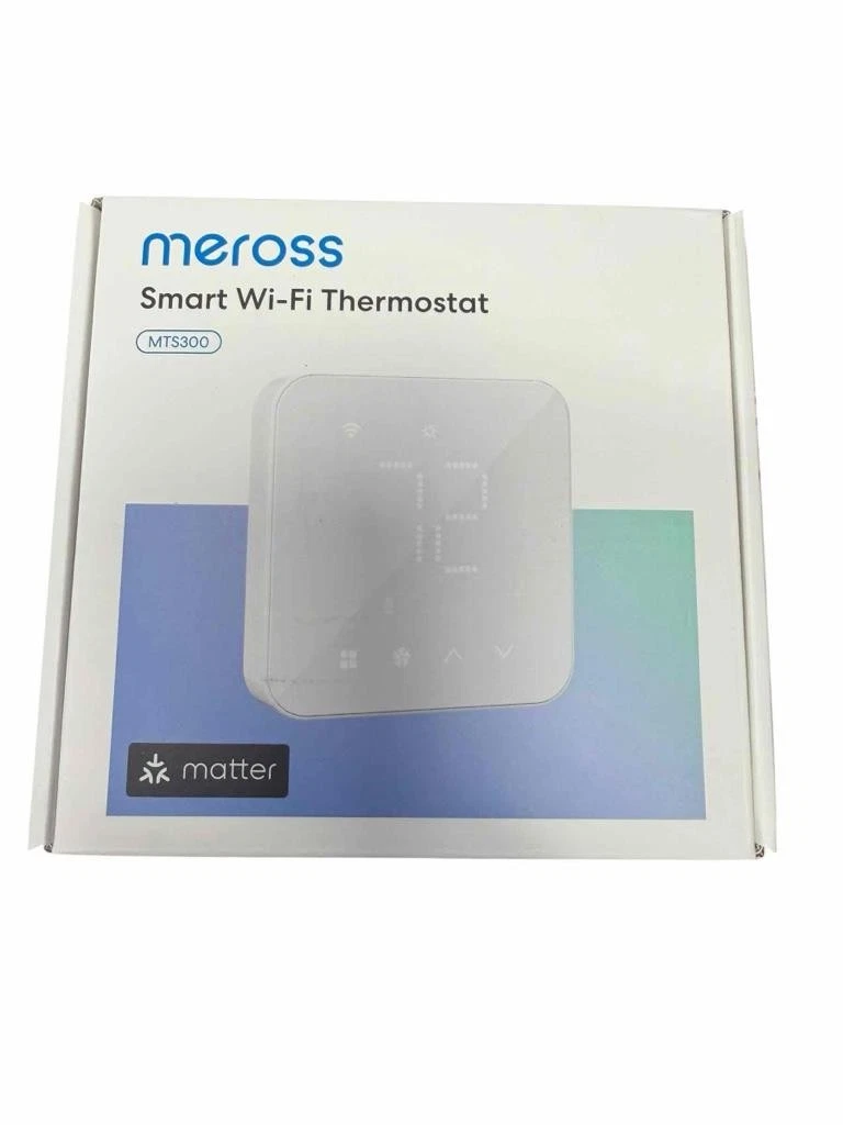 White Meross Smart Wi-Fi Thermostat MTS300 Works w/ Matter, Alexa, Apple, Google
Opens in a new wind