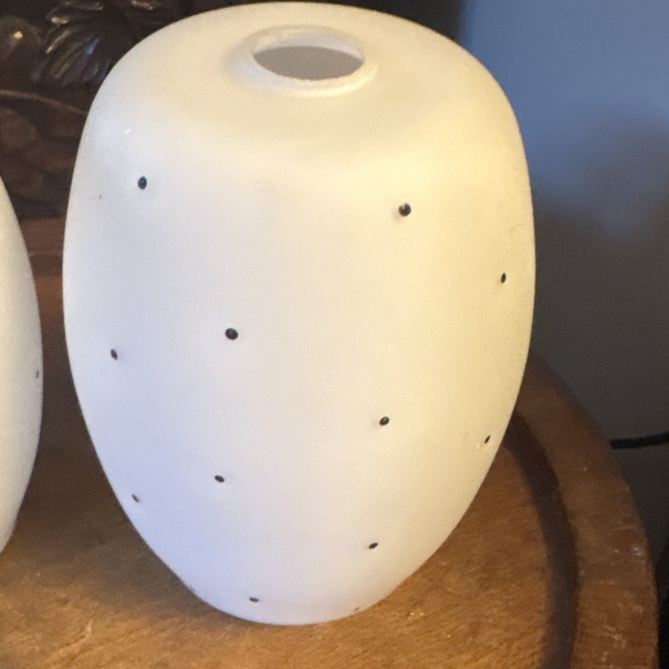 Check Pattern Uk Glass Lamp Shades Black polka-dot pattern, typically date to the 60s or ...
