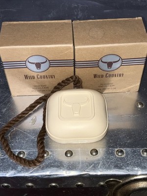 Vintage Avon Wild country Soap Ona Rope 5 Oz New In Box Lot of 2