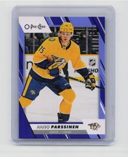 2023-24 O-Pee-Chee Hockey Juuso Parssinen #185 Blue Border