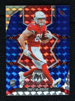 2022 Panini Mosaic Rookies Blue Prizm 25/99 Trey McBride #331 Rookie RC 1sj6