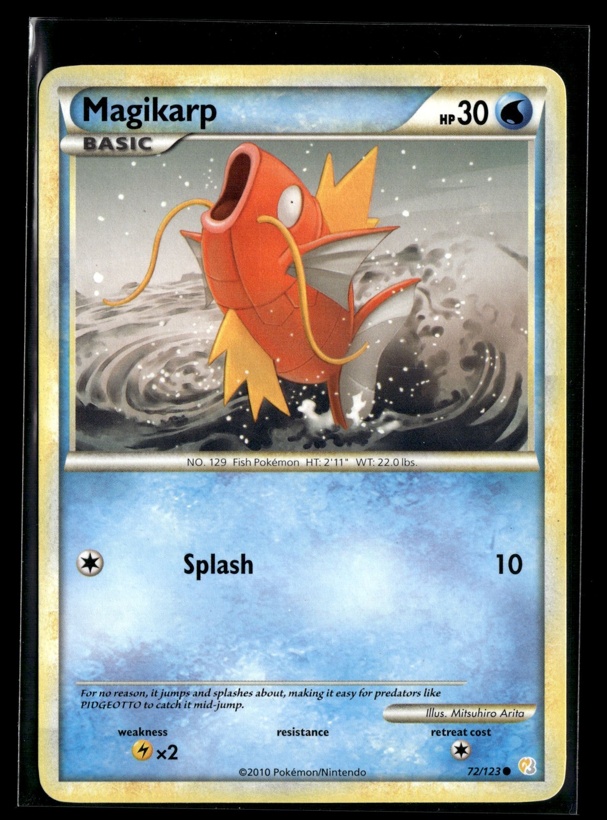 Magikarp 72/123 HeartGold & SoulSilver Common Pokemon