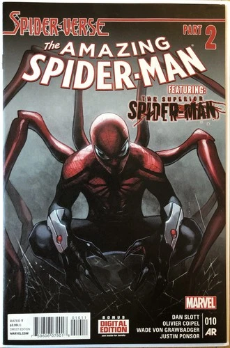 Amazing Spider-Man #10 VF/VF+ Spider-Verse 1st Spider-Punk Marvel Comics 2015