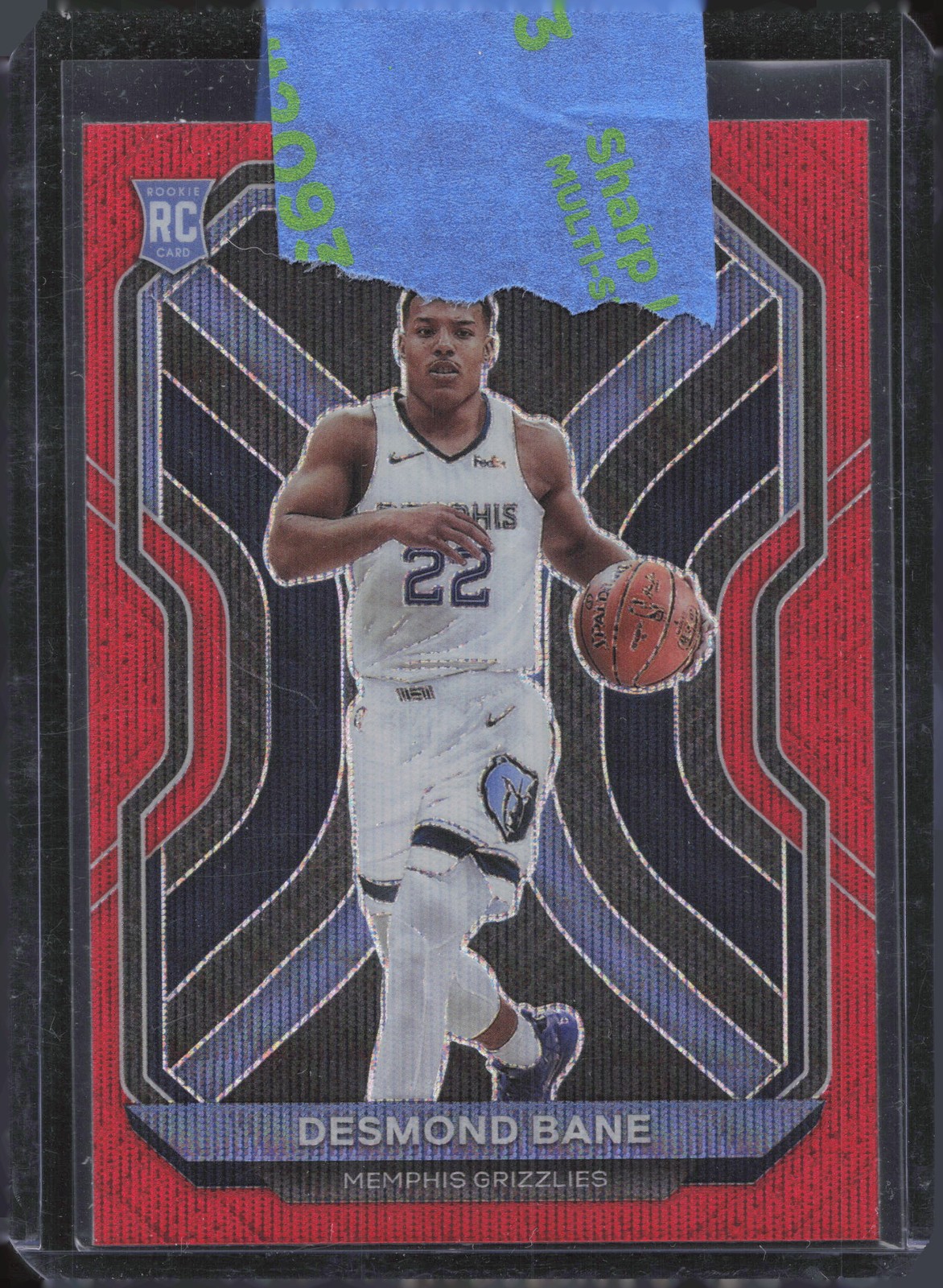 2020-21 Panini Prizm #297 Desmond Bane Ruby Wave Prizms