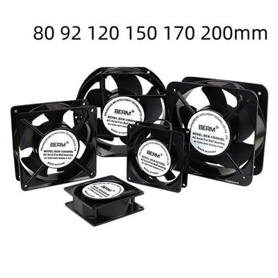 2Pin DC12V DC24V AC220V Brushless Lüfter Lüfterkühler Kühler Lüfter Computer PC