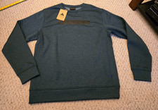 NEW Burton Men  s Oak Crewneck Pullover Sweatshirt Emerald Green Large NWT