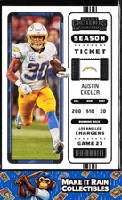 Austin Ekeler 2022 Panini Contenders #73 Los Angeles Chargers Football