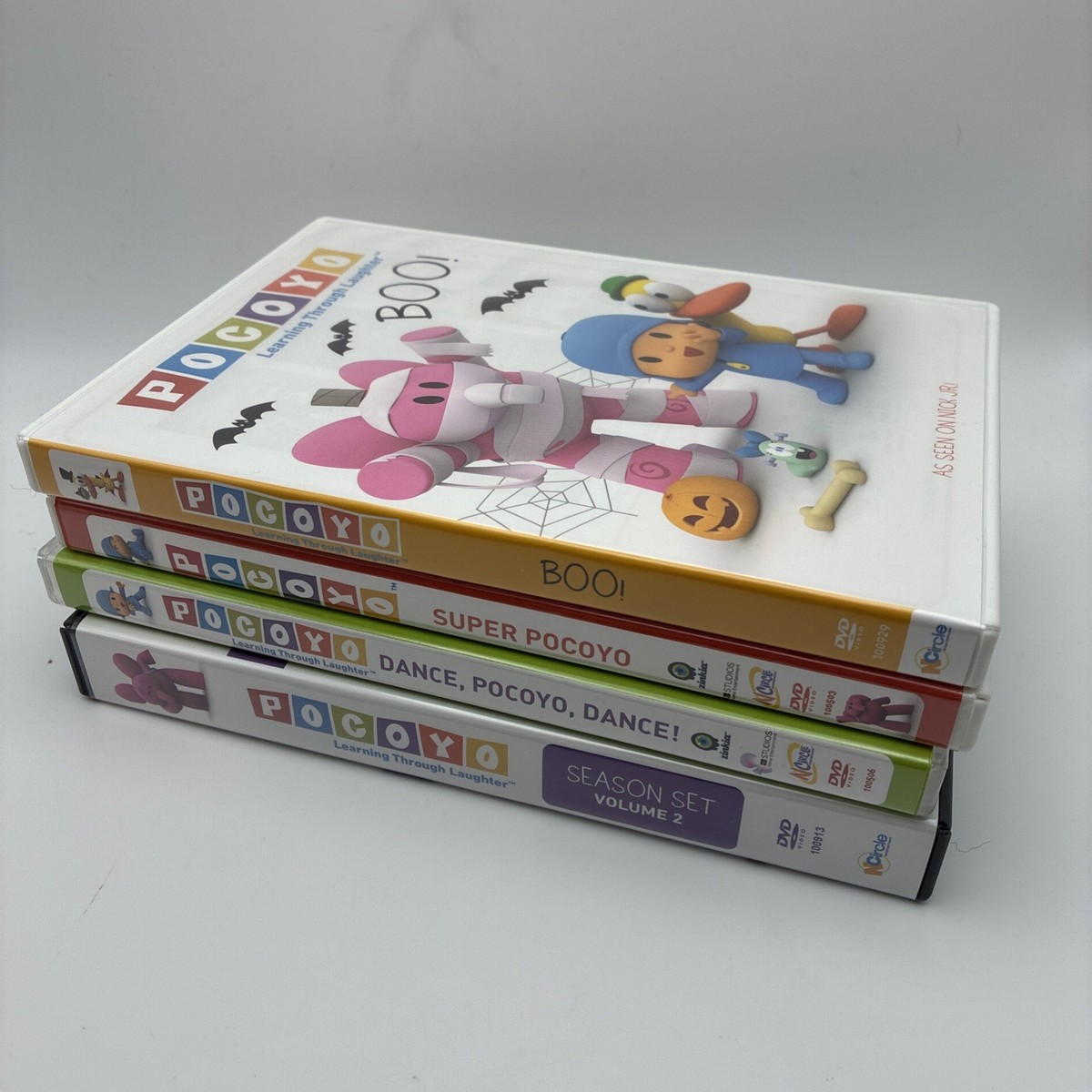Pocoyo Movie Lot (5 DVDs) Nick Jr -Season Set(2 Discs), Boo, Super