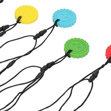 5 STÜCKE Sensorische Kaukette Silikon Kauspielzeug Für Und Erwachsene