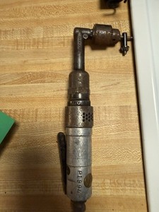 Vintage Rockwell 56D 2800 RPM Pneumatic Right Angle Aircraft Drill 90 Degree