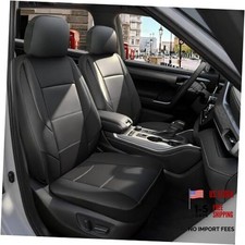 GIANT PANDA Front Seat Covers for Kia Sportage Forte Telluride Sorento Black